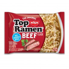 Nissin Top Ramen Noodles Beef