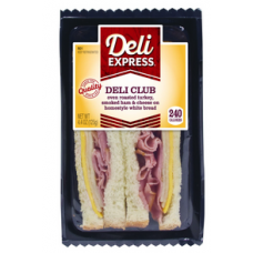 Deli Express Turkey Club Sandwich