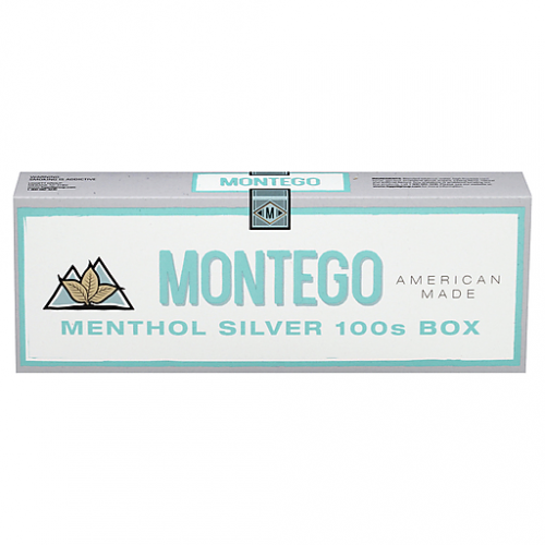 Montego Menthol Silver 100s Box