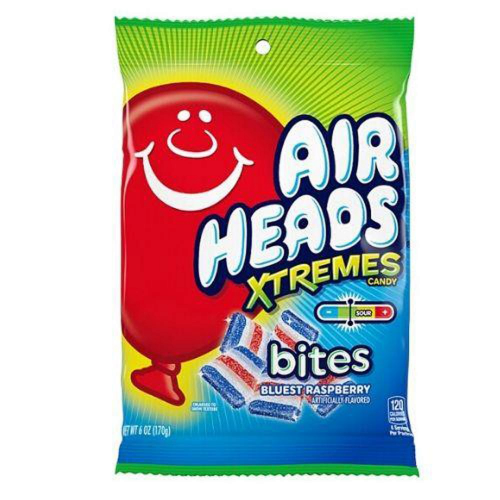 Air heads Xtremes Bites Bluest Raspberry