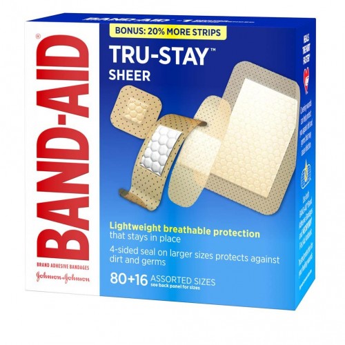 Band-Aid Tru-Stay Sheer Bandages Assorted