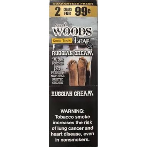 Good Times Sweet Woods Leaf Russian Cream $2for0.99c