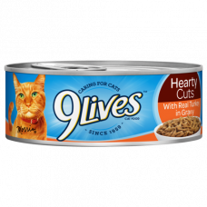 9 Lives Hearty Cuts With Real Turkey in Gravy