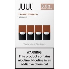 JUUL PODS CLASSIC TOBACCO 3% 4 pack