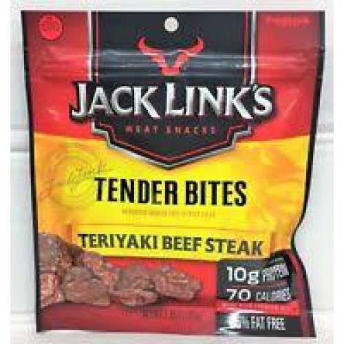 Jack Links Tender Bites Teriyaki Beef Steak
