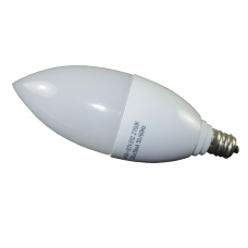 LED 27K-N, E12-Base, Frosted 4W Candle Bulb