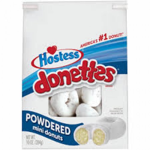 Hostess Frozen Powdered Sugar Donettes