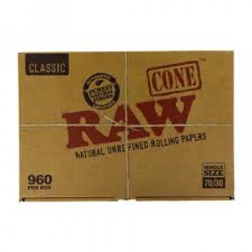 Raw Classic Cone 70 MM - 960 ct