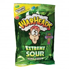 Warheads Assorted Flavor Hard Candy Peg Bag