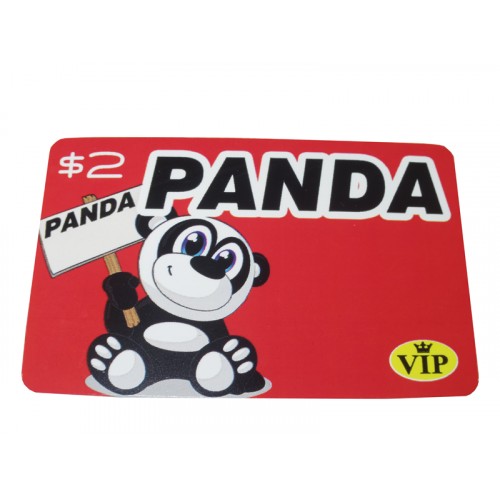 Phone Card Panda $2.00