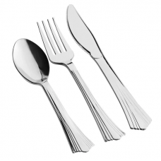 Silver Knives Forks Spoons Heavy Weight Classic Cutlery