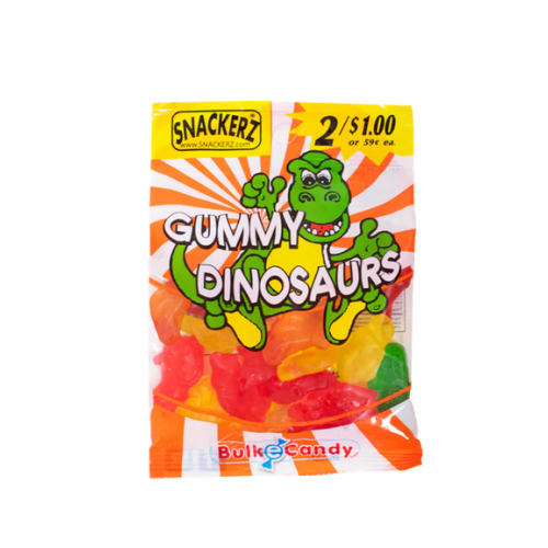Snackerz Gummy Dinosaurs  2/$1