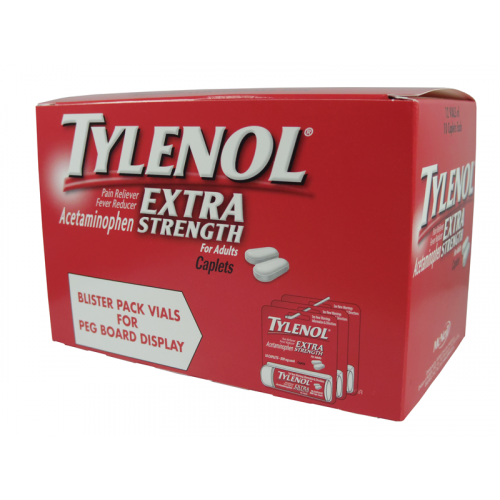Tylenol Extra Strength Caplets Tube