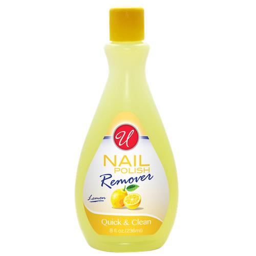U Nail Polish Remover Lemon