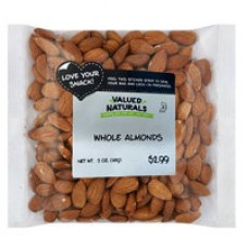 Valued Naturals Whole Almonds