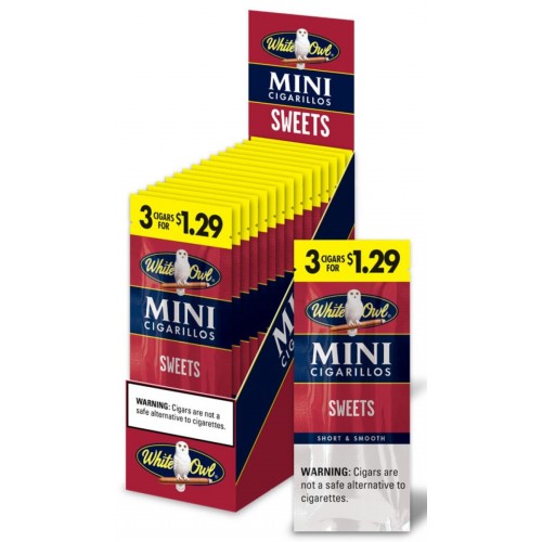 White Owl Cigarillos Mini Sweets 3 for $1.29