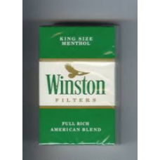Winston Green  ( Menthol ) King Box