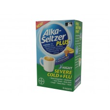 Alka Seltzer Plus Night Sever Cold+Flu
