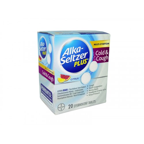 Alka-Seltzer Plus Cold & cough Citrus Tablets
