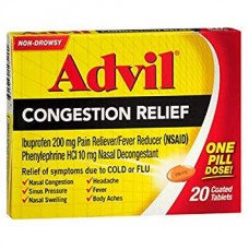 Advil Sinus Congestion & Pain Relief Tablet