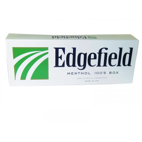 Edgefield Menthol 100'S Box
