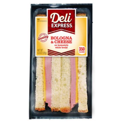 Deli Express Bologna & Cheese Sandwich Wedge