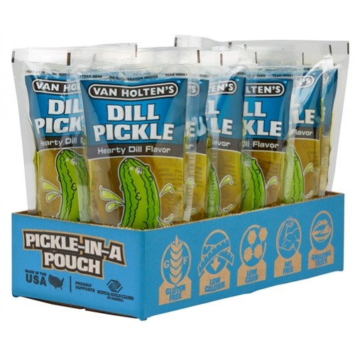  Pickle in a Pouch Van Holtens Jumbo DILL 12/1ct