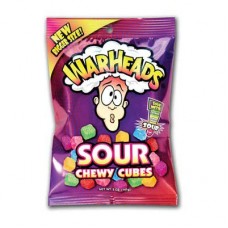 Warheads Assorted Flavor Chewy Cubes