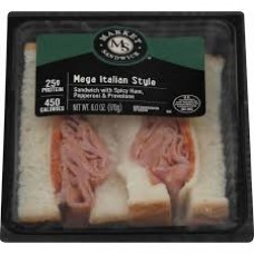 Market Sandwich Mega Italian Style Ham & Pepperoni