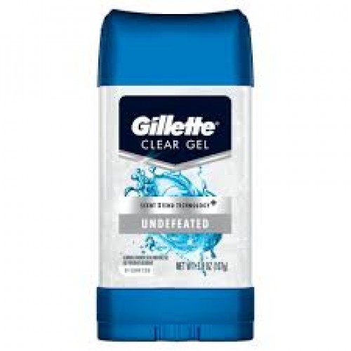 Gillette Clear Gel Undefeated 107g
