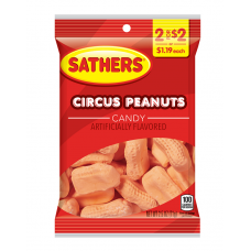 Sathers 2/$2 Circus Peanuts