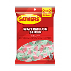 Sathers 2/$2 Watermelon Slices