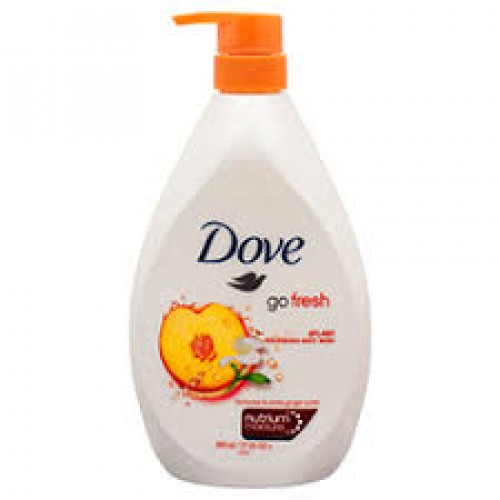 Dove Body Wash Splash Nectarine & White Ginger Scent 27.05oz