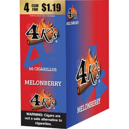 4King Cigarillos Melonberry 4 for$ 1.19