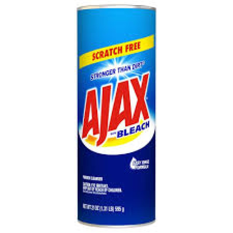 AJAX POWDER WITH BLEACH SCRATCH FREE 21 OZ