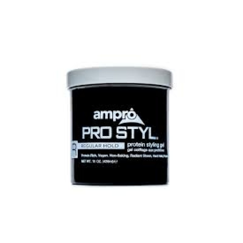 AMPRO PRO STYLE HAIR GEL 6 OZ REGULAR