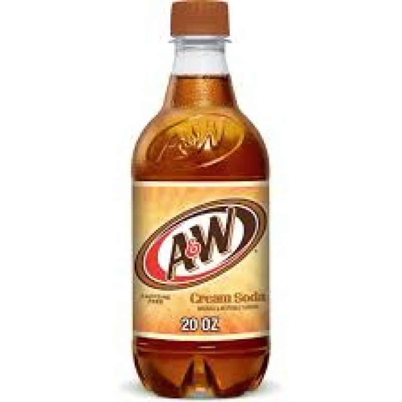 A & W CREAM SODA 20 OZ