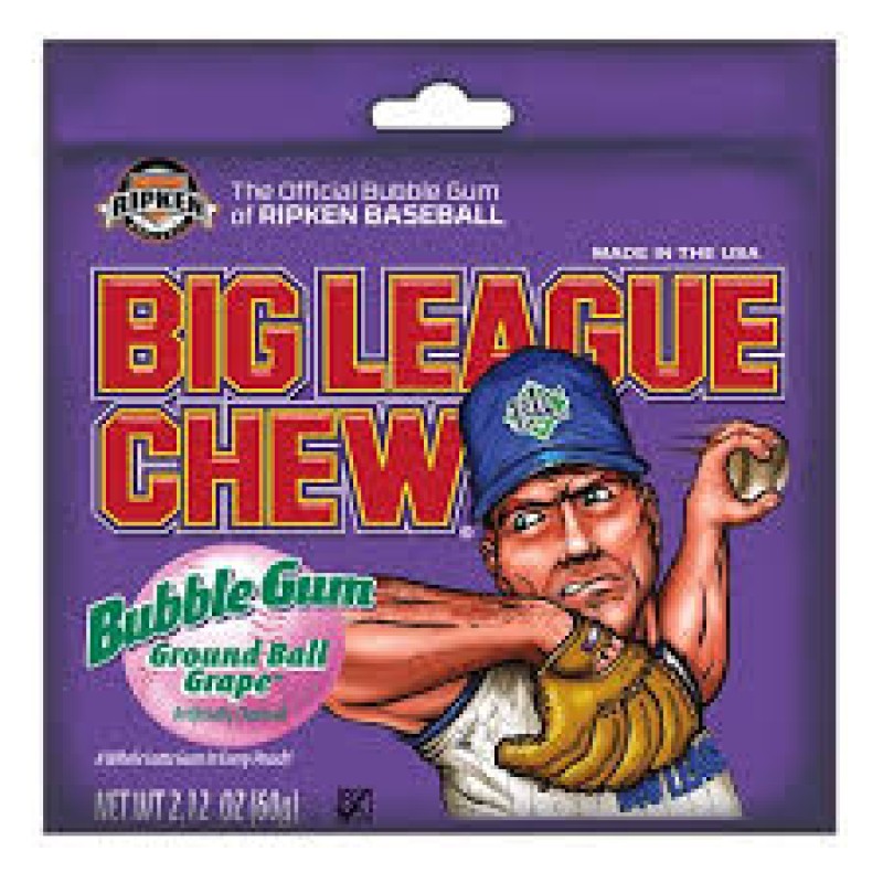 BIG LEAGUE CHEW GRAPE 12/2.12oz