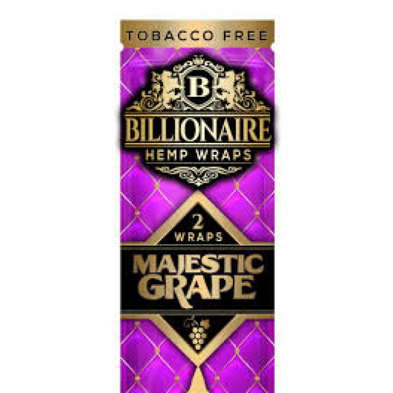 Billionaire Majestic Grape Hemp Wraps