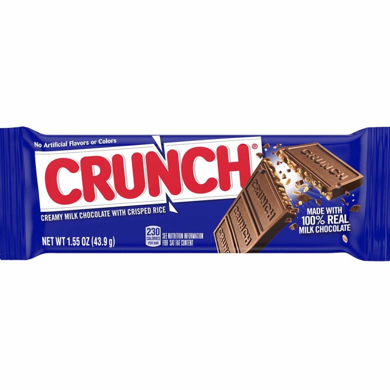 CRUNCH CREAMY MILK CHOCOLATE 18-2.7OZ