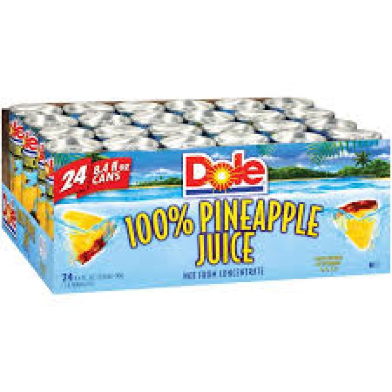 DOLE PINEAPPLE JUICE 8 OZ - 24 CT