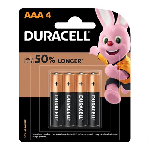 DURACELL BATTERIES AAA4