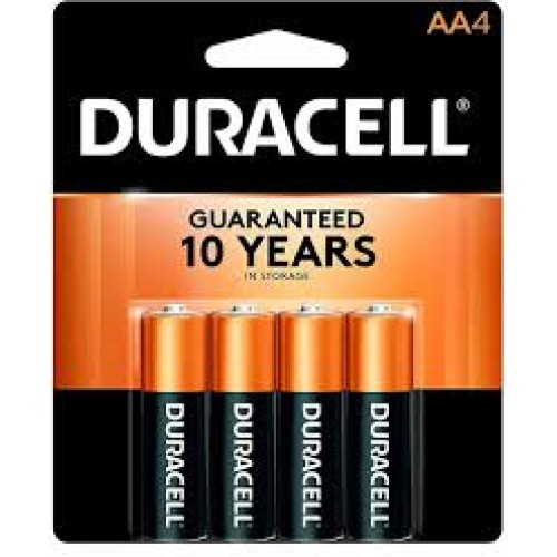 DURACELL BATTERIES AA4