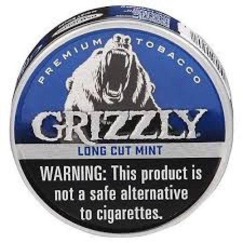 GRIZZLY LONG CUT MINT (Blue) 5 CT