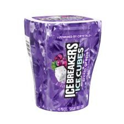 ICE BREAKERS ICE CUBES GRAPE  6 CT