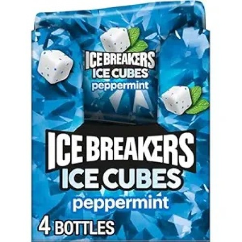 ICE BREAKERS ICE CUBES PEPPERMINT  6 CT