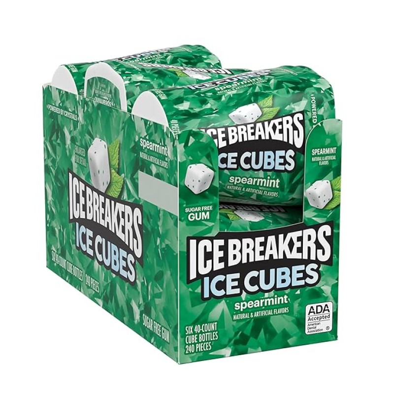 ICE BREAKERS ICE CUBES SPEARMINT 6 CT