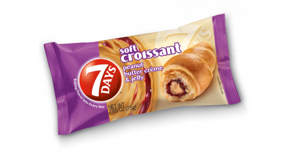 7 Days Croissant Peanut Butter Creme And Jelly