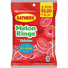 Sathers 2/$2 Watermelon Rings