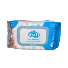Simply Soft Baby Wet Wipes Blue